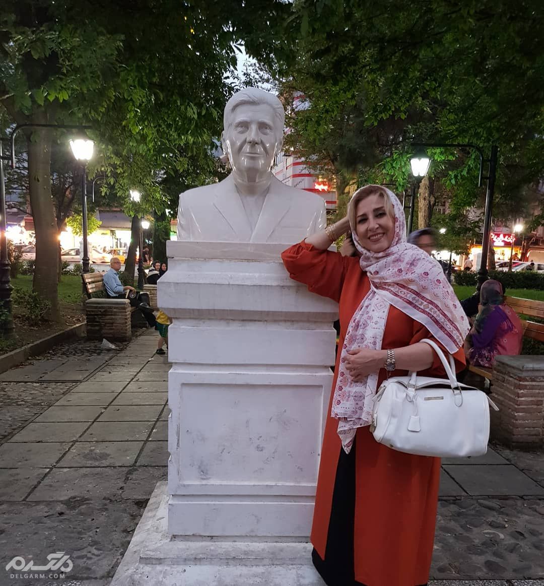 عکس جدید مرجانه گلچین در رشت