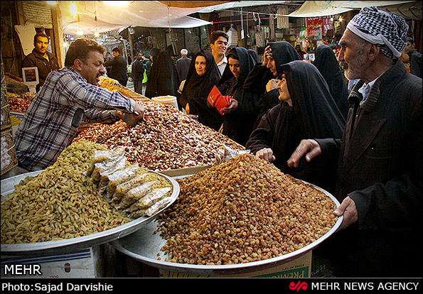 حال و هوای نوروز در بازار خرم آباد