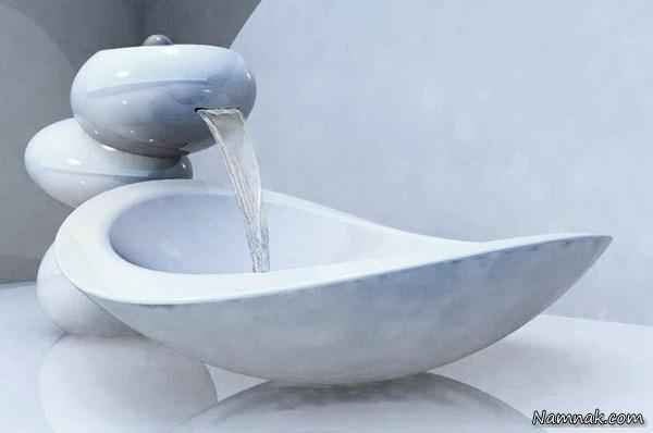 سینک دستشویی جدید - شیر آب جدید سینک دستشویی