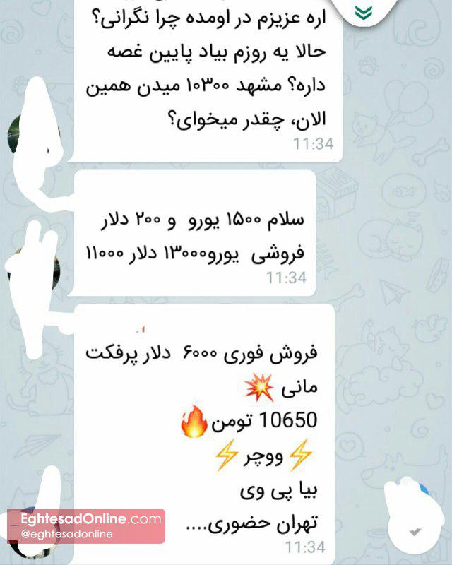 در گروه های معاملاتی ارز اکثرا فروشنده شدند