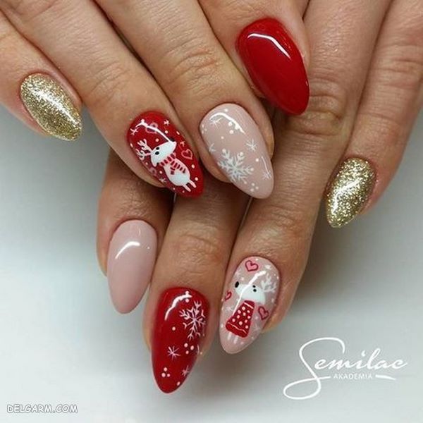طراحی ناخن ویژه کریسمس 2020