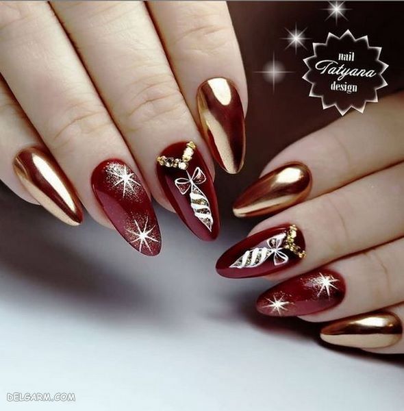 طراحی ناخن ویژه کریسمس 2020