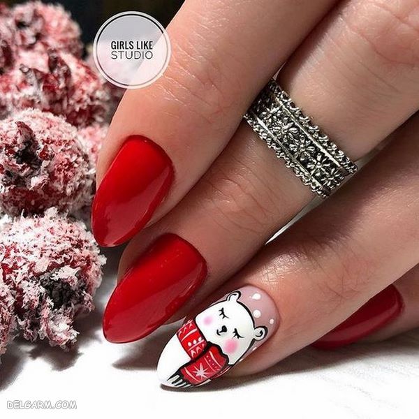 طراحی ناخن ویژه کریسمس 2020