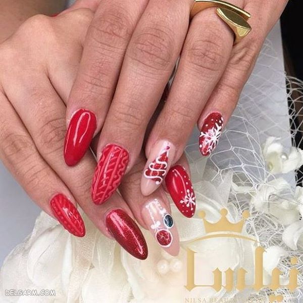 طراحی ناخن ویژه کریسمس 2020