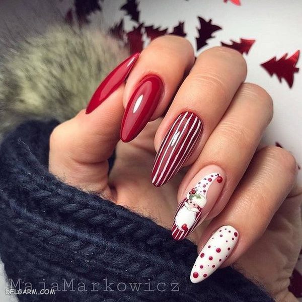 طراحی ناخن ویژه کریسمس 2020