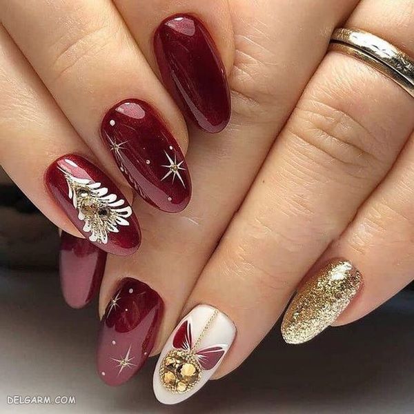طراحی ناخن ویژه کریسمس 2020