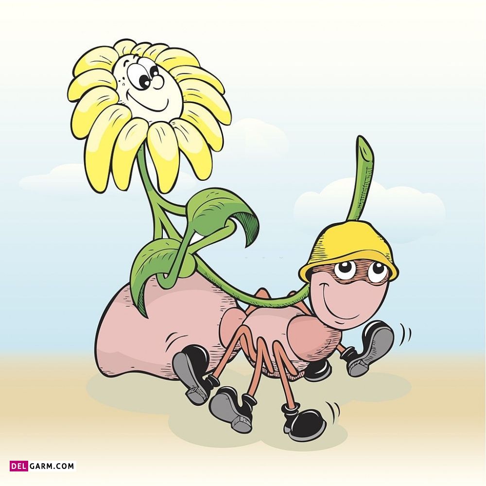 نقاشی مورچه / نقاشی و رنگ آمیزی مورچه