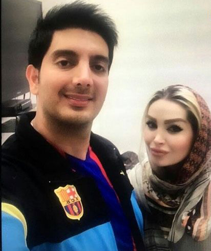 عکس همسر فرزاد فرزین سوژه شد !