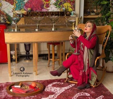 عکس شب یلدایی بهاره رهنما