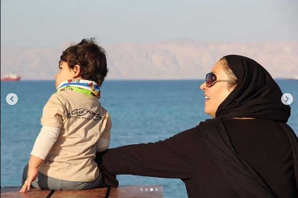 جدیدترین عکس های زیبا بروفه و پسرش اهورا