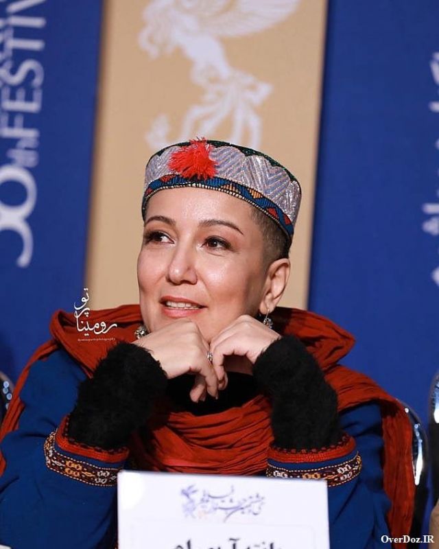 عکسهای پانته آ بهرام در نشست فیلم شنای پروانه
