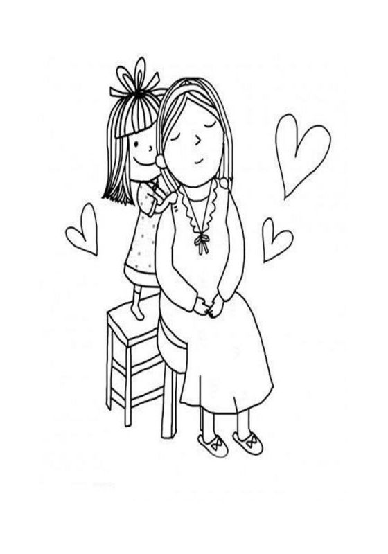 نقاشی روز مادر / نقاشی با موضوع مادر / نقاشی برای مادر / نقاشی تبریک روز مادر