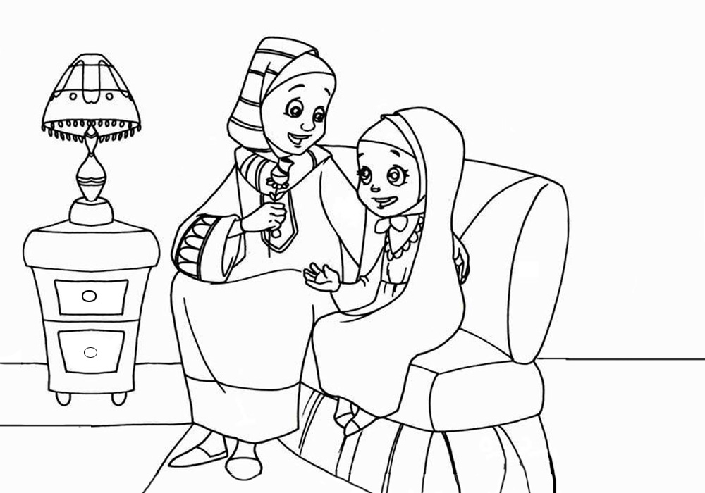 نقاشی روز مادر / نقاشی با موضوع مادر / نقاشی برای مادر / نقاشی تبریک روز مادر