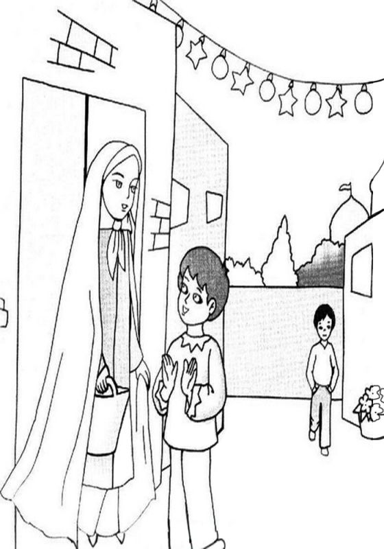 نقاشی روز مادر / نقاشی با موضوع مادر / نقاشی برای مادر / نقاشی تبریک روز مادر