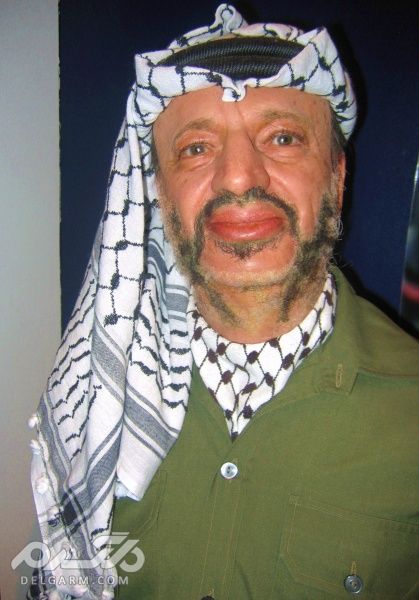 مجسمه یاسر عرفات در موزه مادام توسو لندن