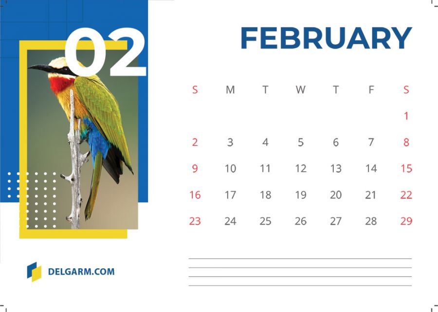 تقویم میلادی سال 2020