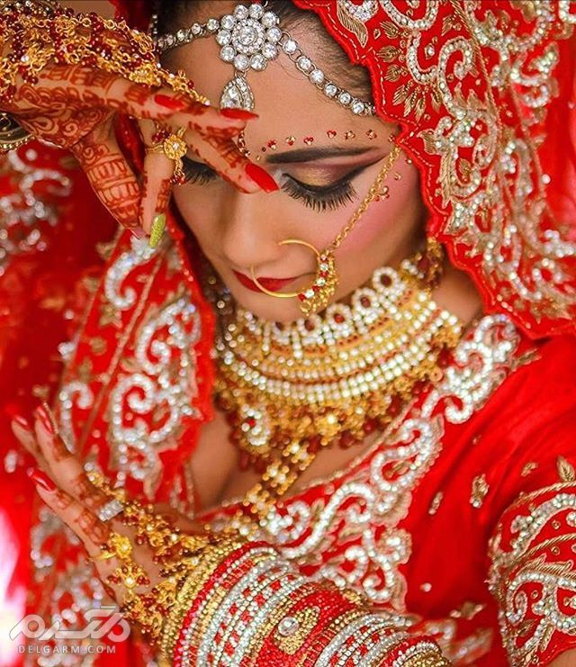 آرایش و میکاپ عروس هندی