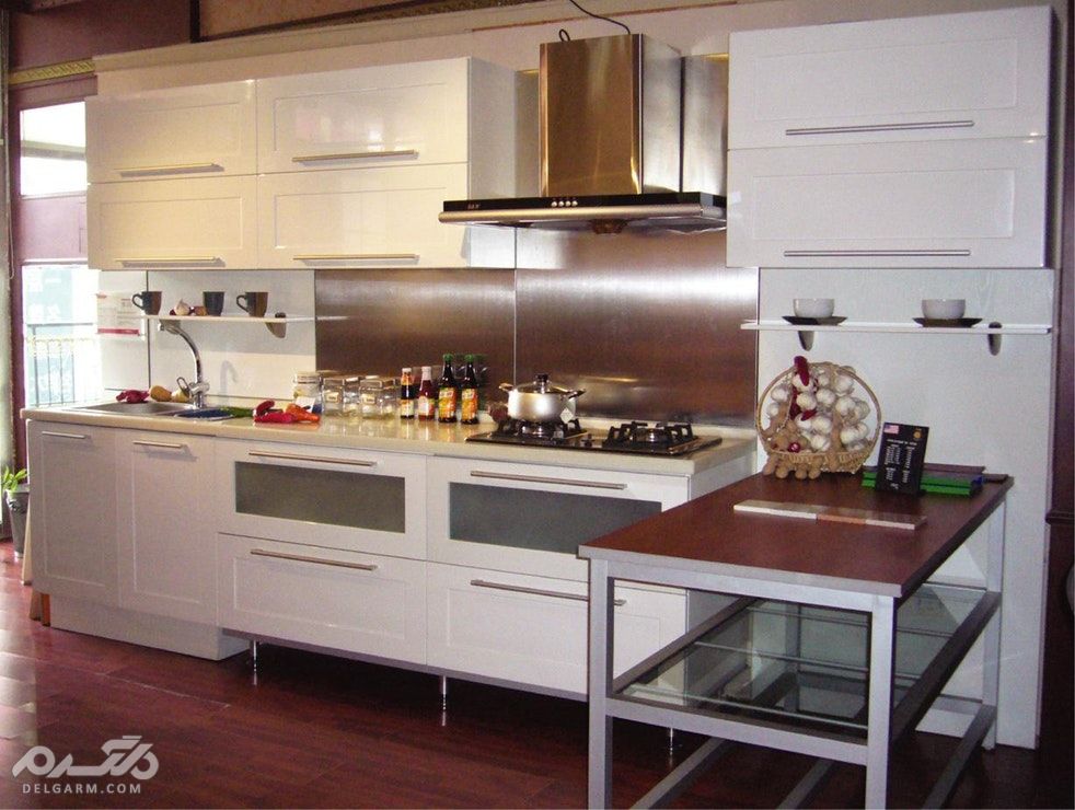 مدل کابینت آشپزخانه ام دی اف (MDF) شیک و کاربردی - دکوراسیون داخلی