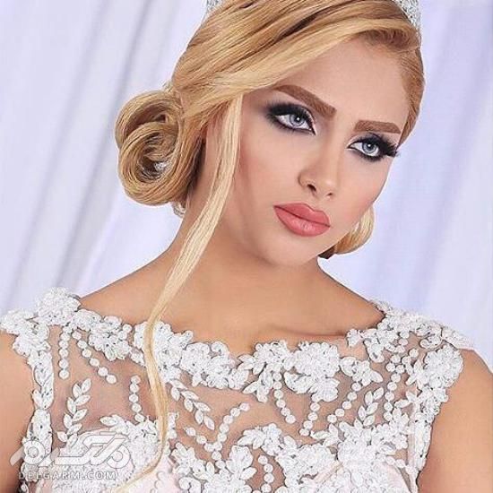 تصاویری از مدل آرایش عروس اروپایی 2018