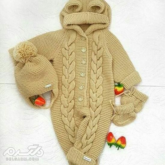 تصاویری از بافتنی کودک برای زمستان 97 - 2019