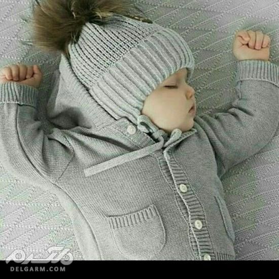 تصاویری از بافتنی کودک برای زمستان 97 - 2019