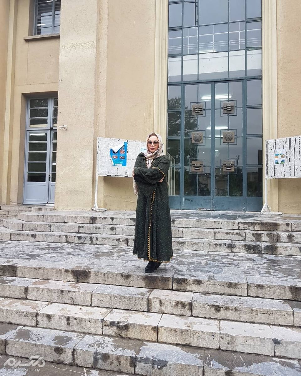 عکس جدید بهنوش بختیاری در دانشگاه تهران 
