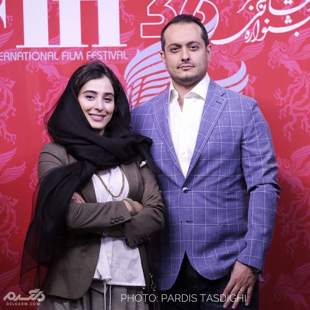 آناهیتا افشار و همسرش در جشنواره جهانی فجر
