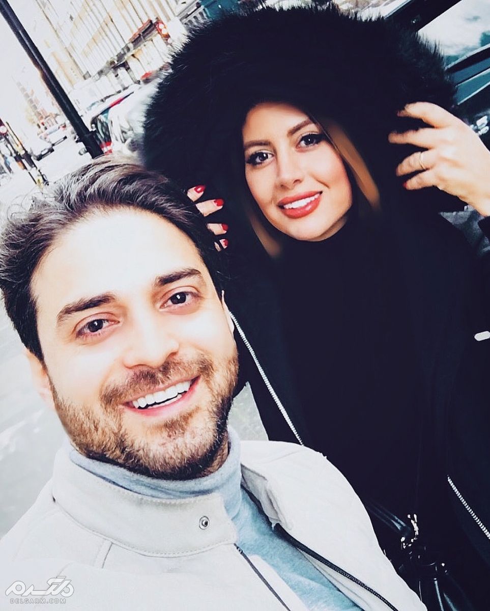 سلفی جدید از بابک جهانبخش به همراه همسرش - بابک جهانبخش و همسرش