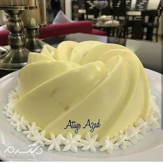تزیین دسر با میوه - تزیین ژله با انار - آموزش تصویری تزیین ژله با میوه