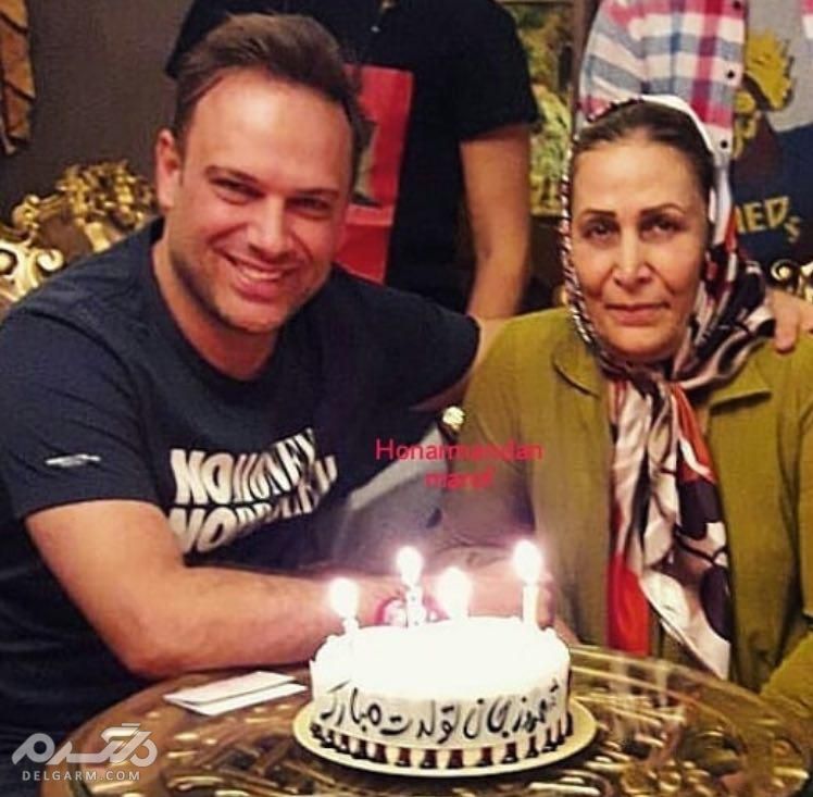 شهروز ابراهیمی و مادرش