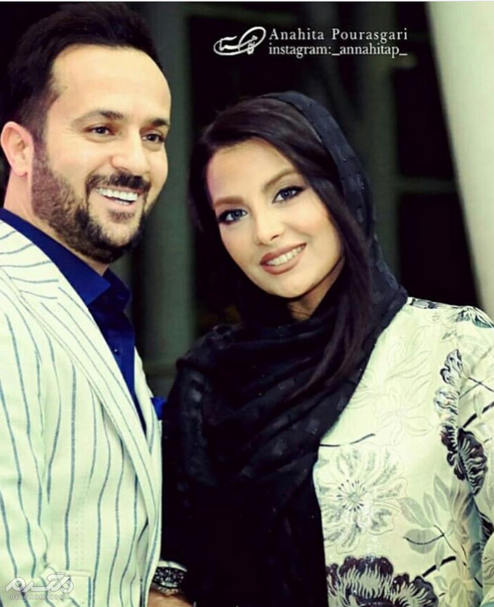 احمد مهرانفر و همسرش مونا فائزپور در اكران فيلم سينمايى خجالت نكش