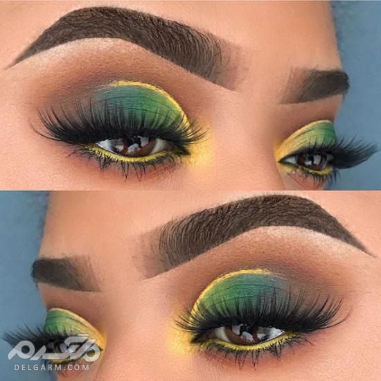 ارایش ساده چشم دخترانه