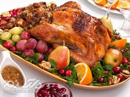 تصاویری از مدل تزیین مرغ مجلسی جذاب و بسیار زیبا