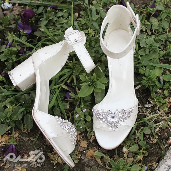 تصاویری از مدلهای جدید کفش عروس 2018 - 97