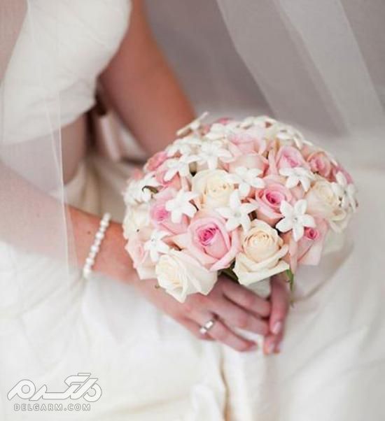 تصاویری از مدل دسته گل عروس برای عقد 2019