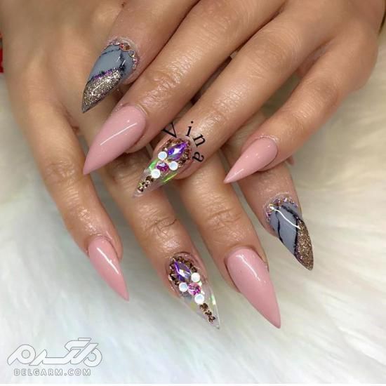 طراحی ناخن جدید 2019 شیک و زیبا