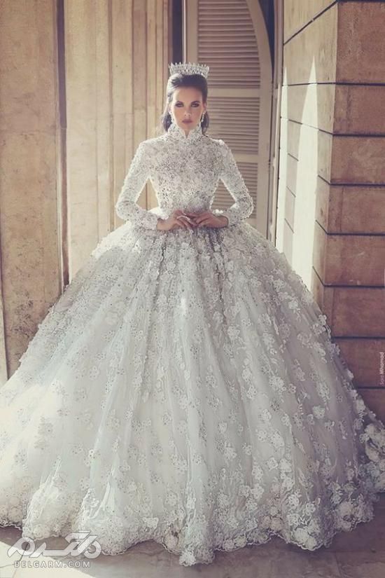 لباس عروس گیپور ایرانی