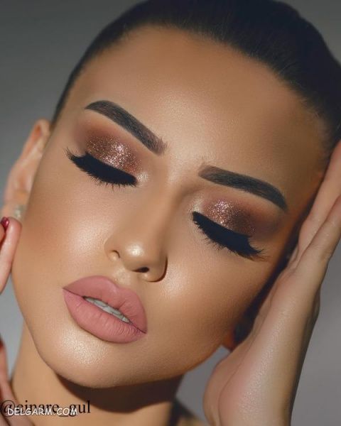 مدل آرایش صورت ساده