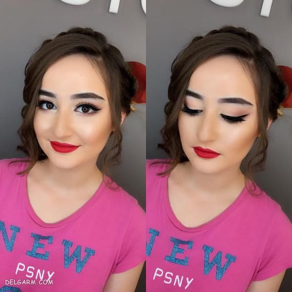 مدل آرایش صورت عروس