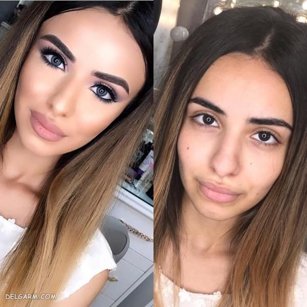 مدل آرایش صورت