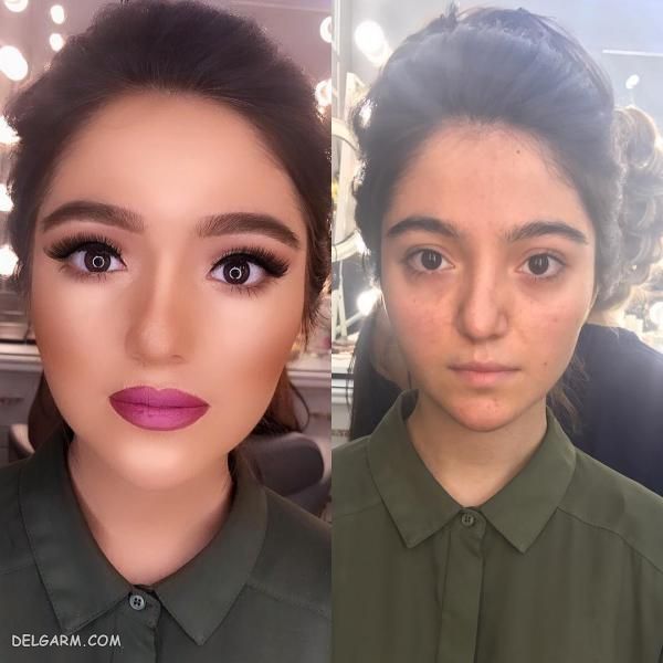 مدل آرایش صورت