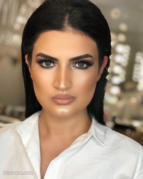 مدل آرایش صورت ملایم