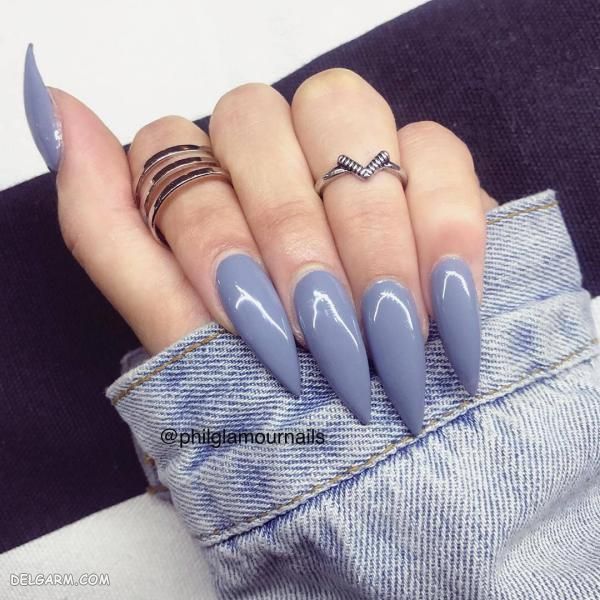 طراحی ناخن با لاک جدید و شیک