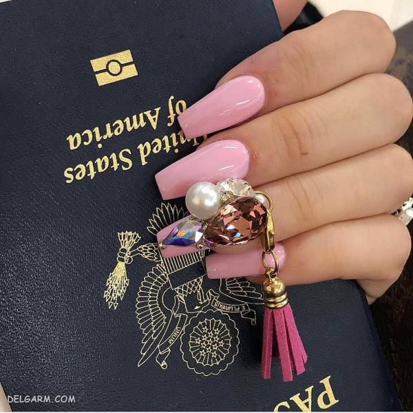 طراحی ناخن با لاک جدید و شیک