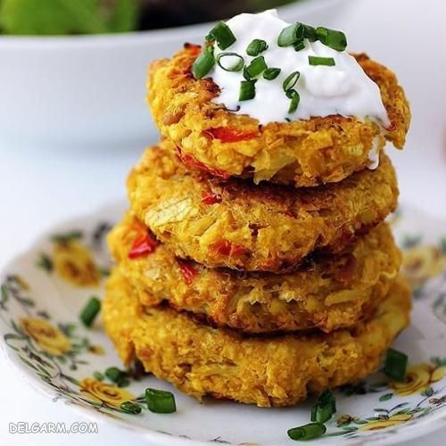 تزیین غذای گیاهی