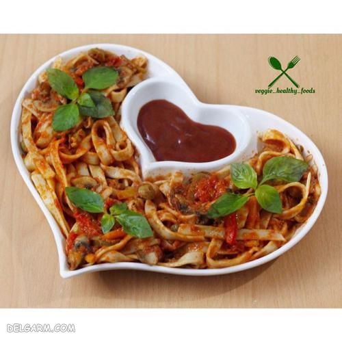تزیین غذای گیاهی