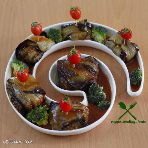 تزیین غذای گیاهی