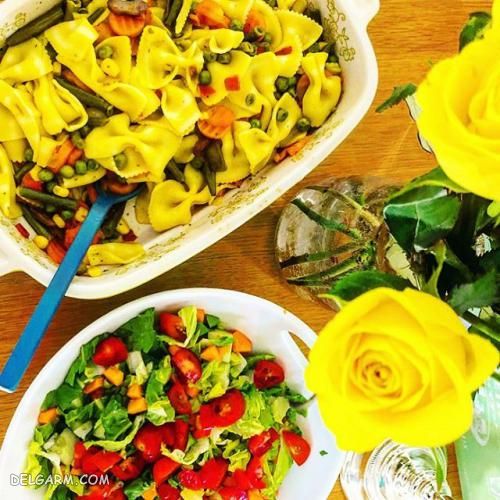 تزیین غذای گیاهی