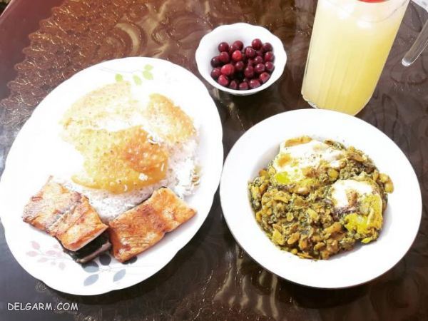 تزیین غذای گیلان