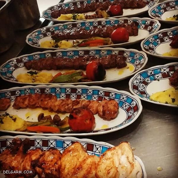 تزیین غذا کباب